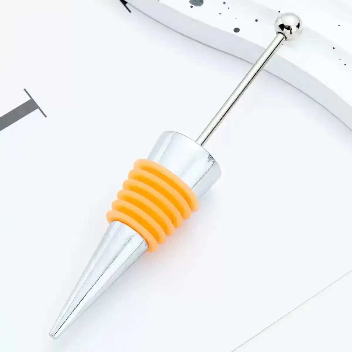FS101424-Beadable Wine Stopper -Zoe DIY Wholesale