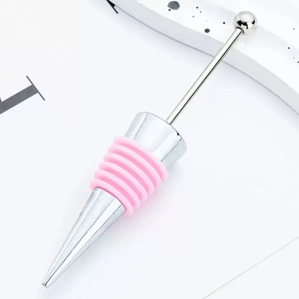 FS101424-Beadable Wine Stopper -Zoe DIY Wholesale