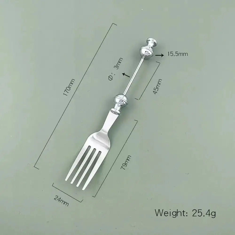 FS101434-About 17×2.4cm Beadable Fork -Zoe DIY Wholesale
