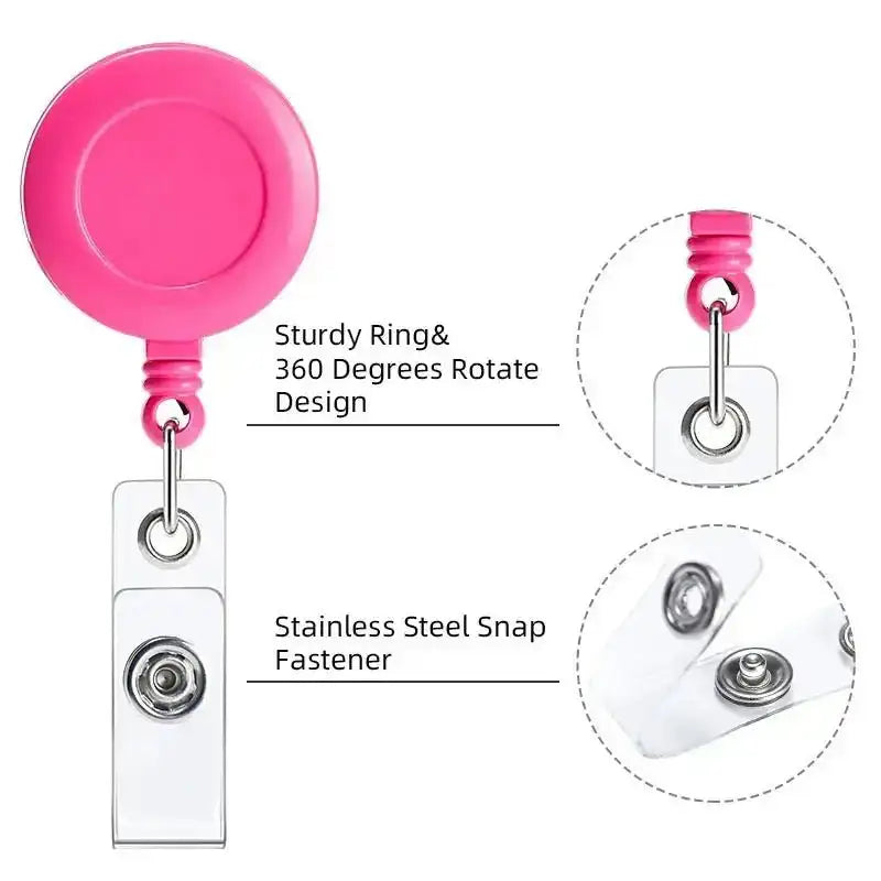 FS101480-Badge Reel -Zoe DIY Wholesale