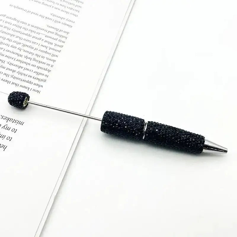 FS101507-Beadable Clay Pens with Shiny Rhinestones Covered the Entire Pen -Zoe DIY Wholesale