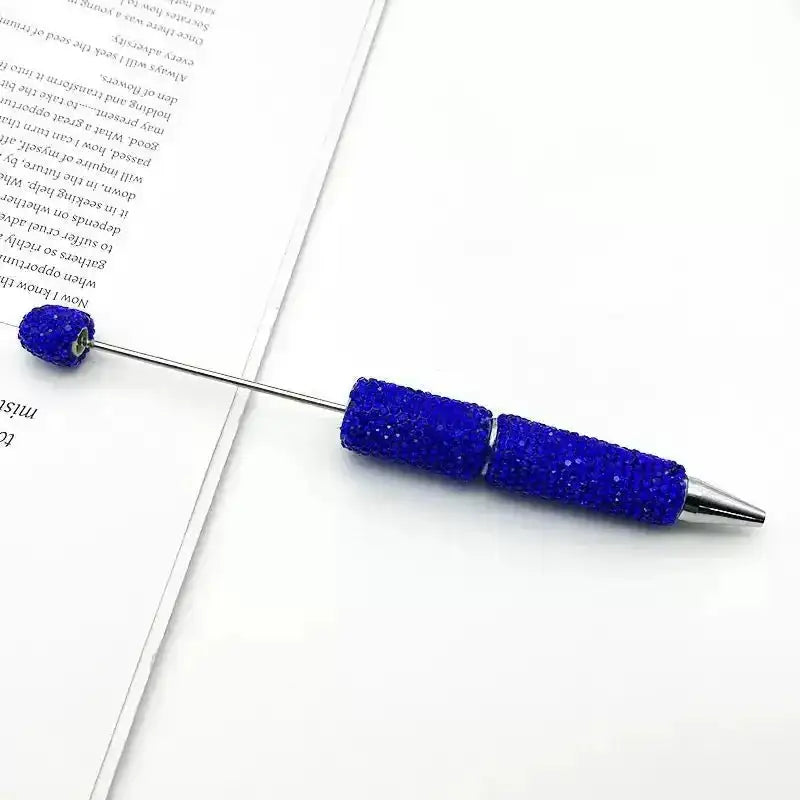 FS101507-Beadable Clay Pens with Shiny Rhinestones Covered the Entire Pen -Zoe DIY Wholesale