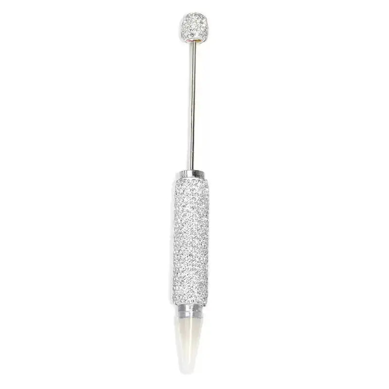 FS101559-Beadable Shiny Rhinestone Clay Wax Pen -Zoe DIY Wholesale