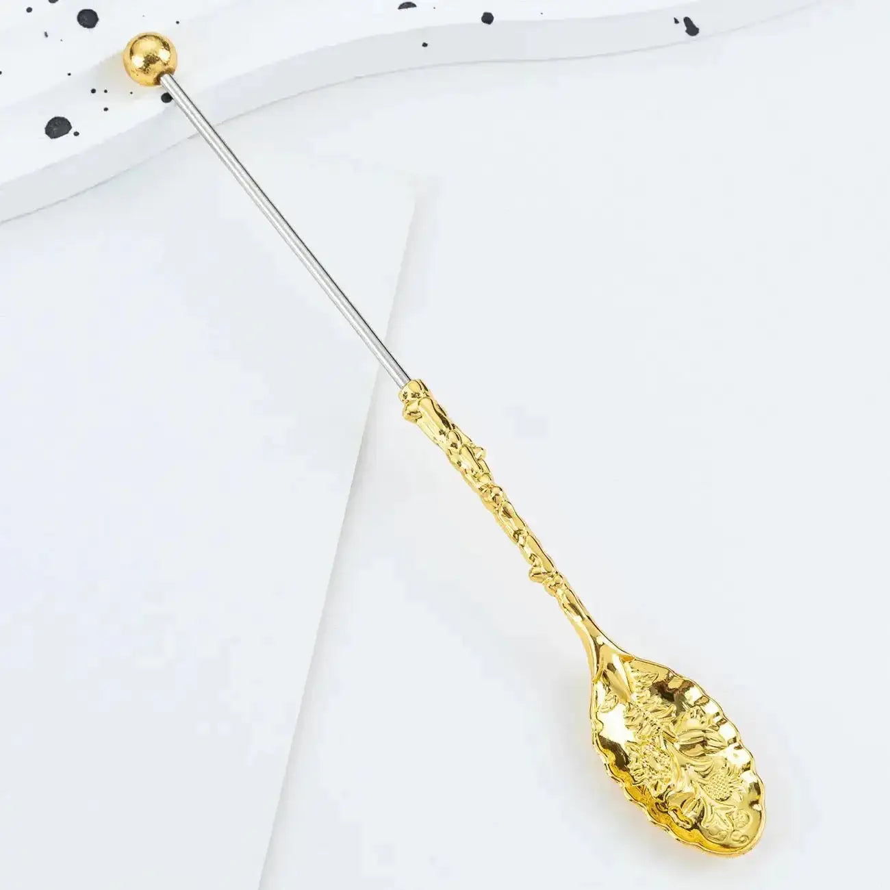 FS101592-About 15×2cm Beadable Spoon -Zoe DIY Wholesale