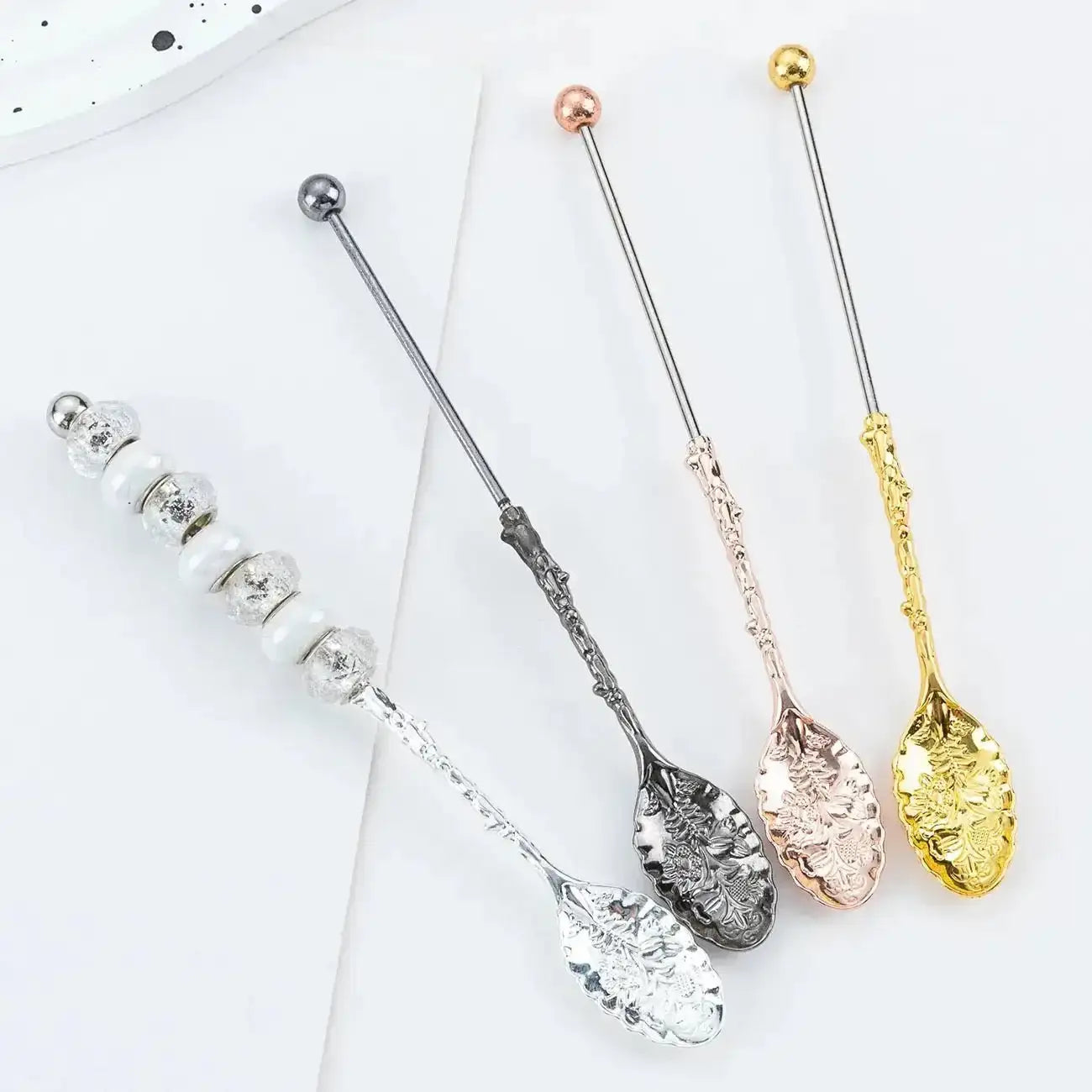 FS101592-About 15×2cm Beadable Spoon -Zoe DIY Wholesale