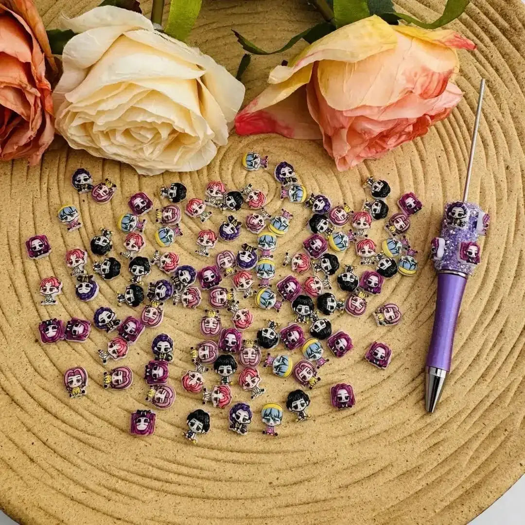 FS10160-12mm K-Pop Nail Charms -Zoe DIY Wholesale