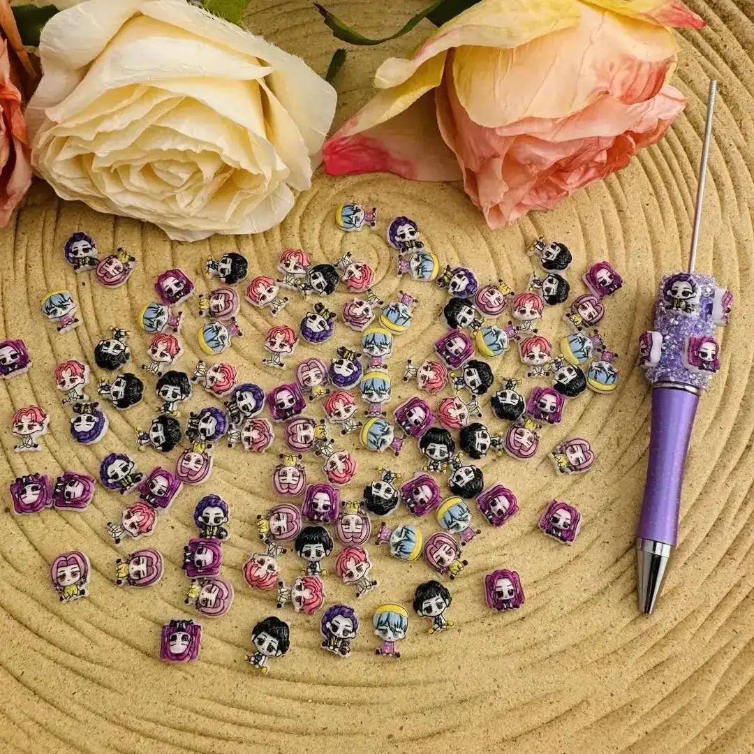 FS10160-12mm K-Pop Nail Charms -Zoe DIY Wholesale
