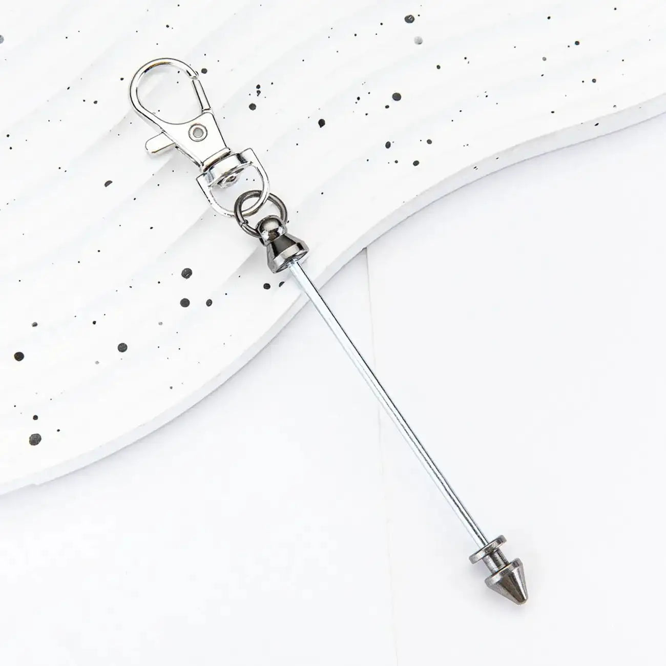 FS101612-About 12cm Beadable Bar With Bullet Head Lobster clips -Zoe DIY Wholesale