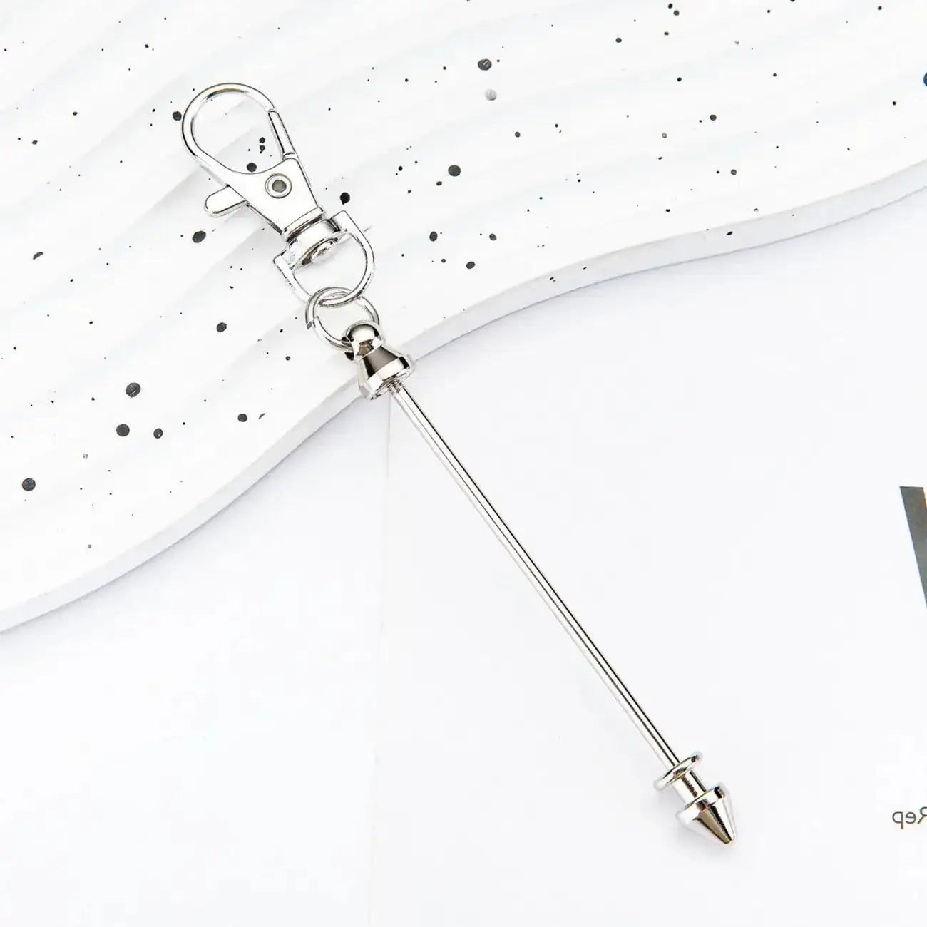 FS101612-About 12cm Beadable Bar With Bullet Head Lobster clips -Zoe DIY Wholesale