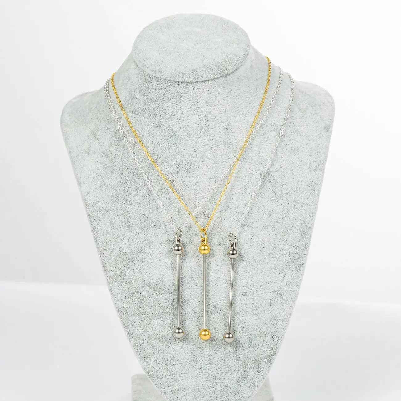 FS101617-Beadable Necklace -Zoe DIY Wholesale