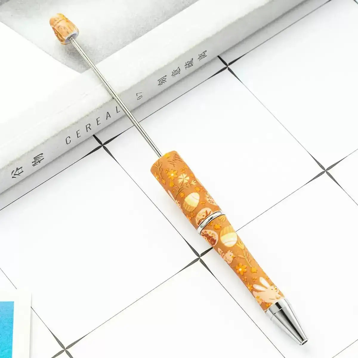 FS101702-Easter Printed Beadable Pens -Zoe DIY Wholesale