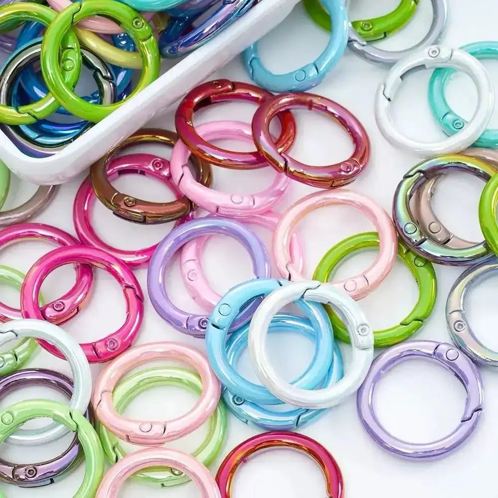 FS10173-25mm UV Mixed Color Keychain -Zoe DIY Wholesale