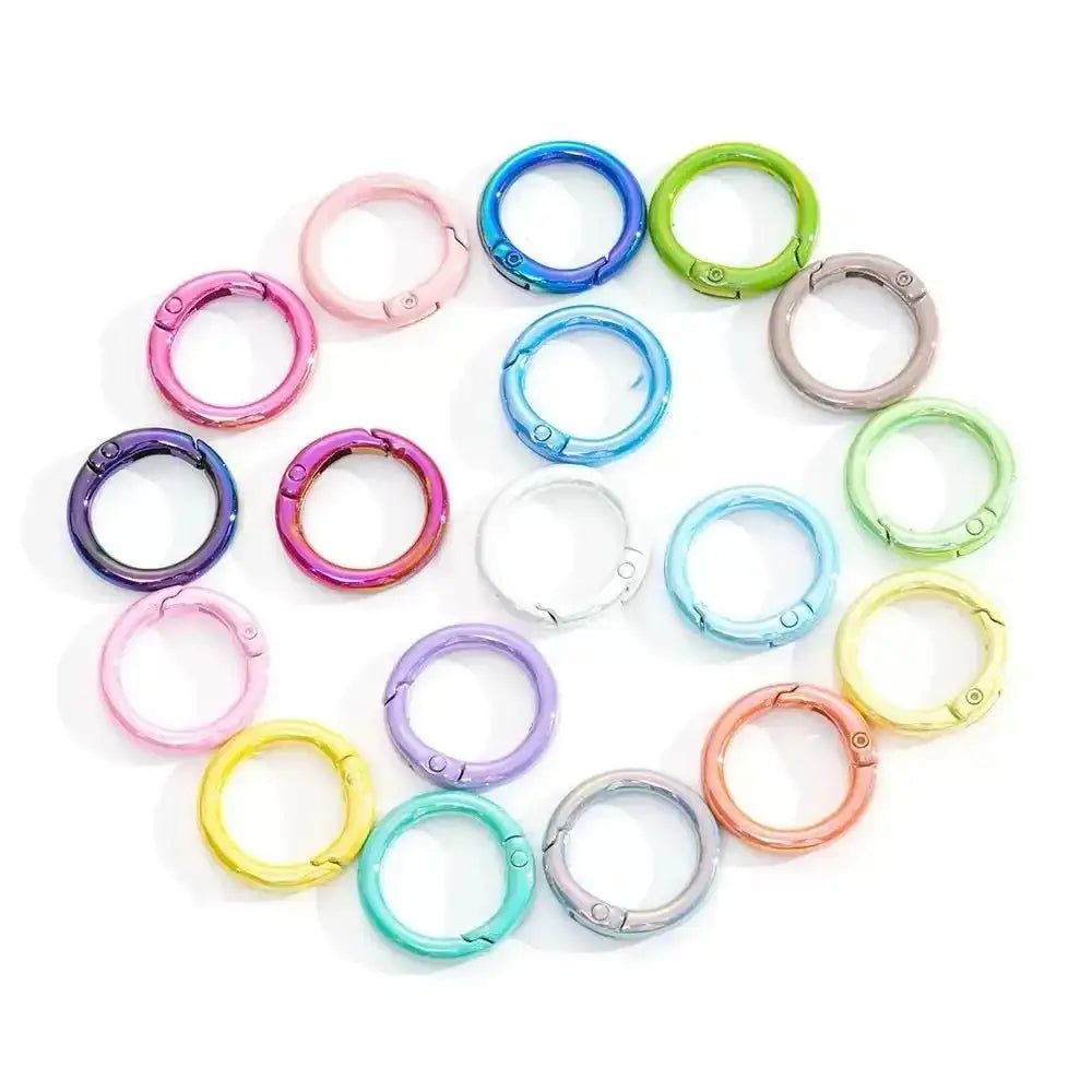 FS10173-25mm UV Mixed Color Keychain -Zoe DIY Wholesale