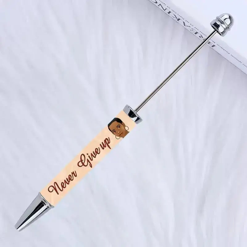 FS101738-Printed Beadable Pen -Zoe DIY Wholesale