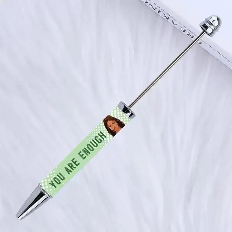 FS101738-Printed Beadable Pen -Zoe DIY Wholesale