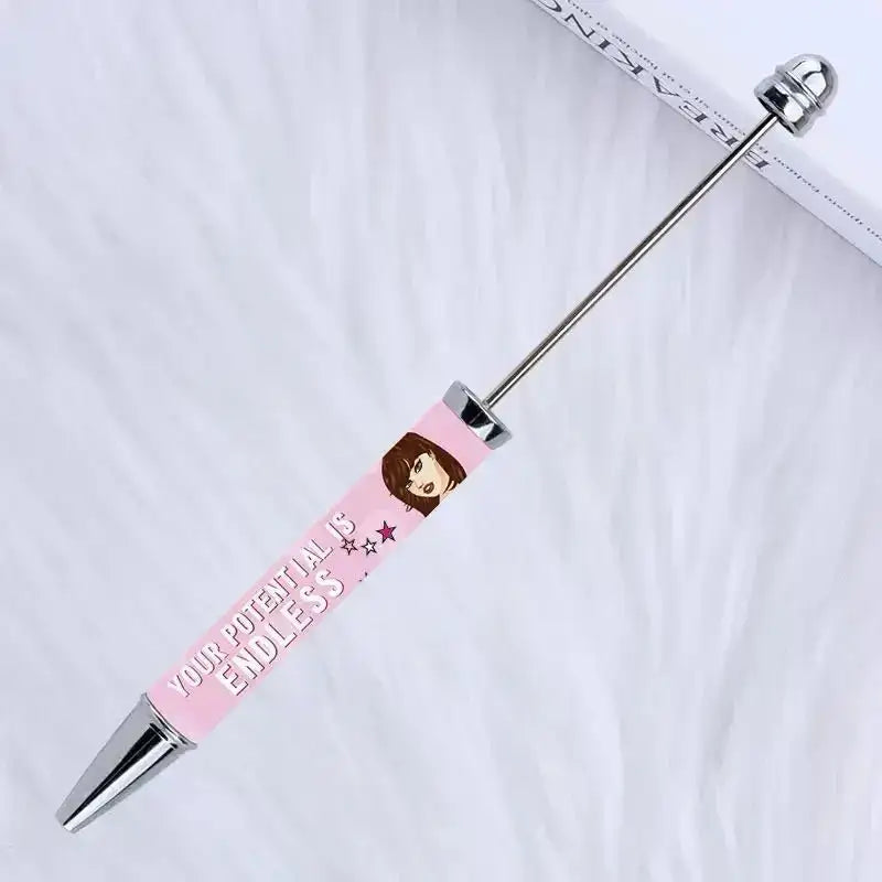 FS101738-Printed Beadable Pen -Zoe DIY Wholesale