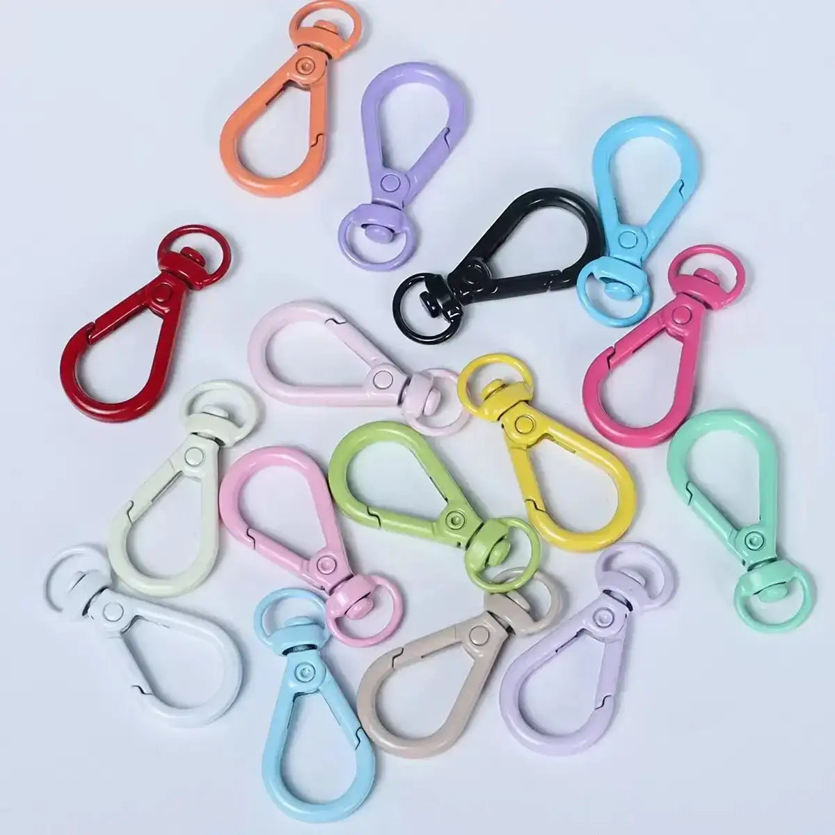 FS10176-Approximately 37×13×8mm Random Mixed Color Keychain -Zoe DIY Wholesale