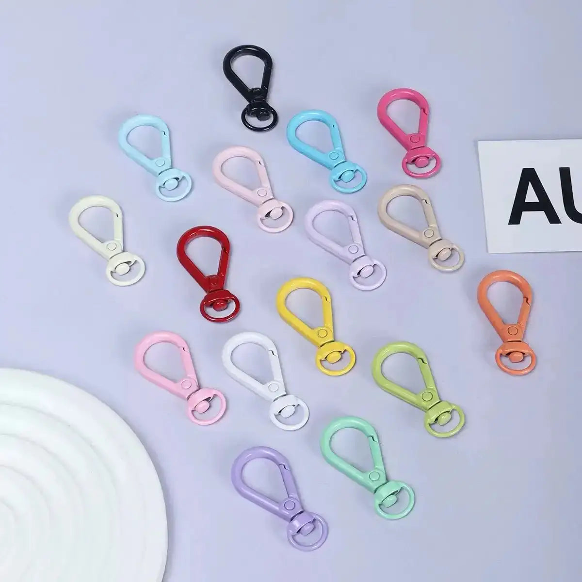 FS10176-Approximately 37×13×8mm Random Mixed Color Keychain -Zoe DIY Wholesale