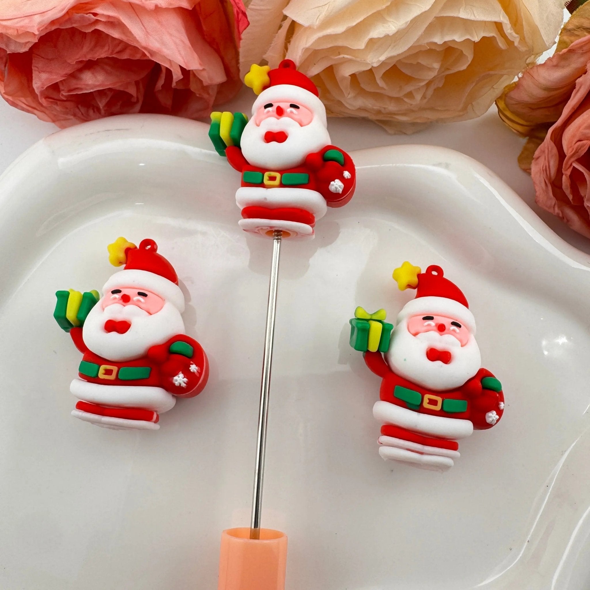 FS101777-Santa Pen Topper -Zoe DIY Wholesale