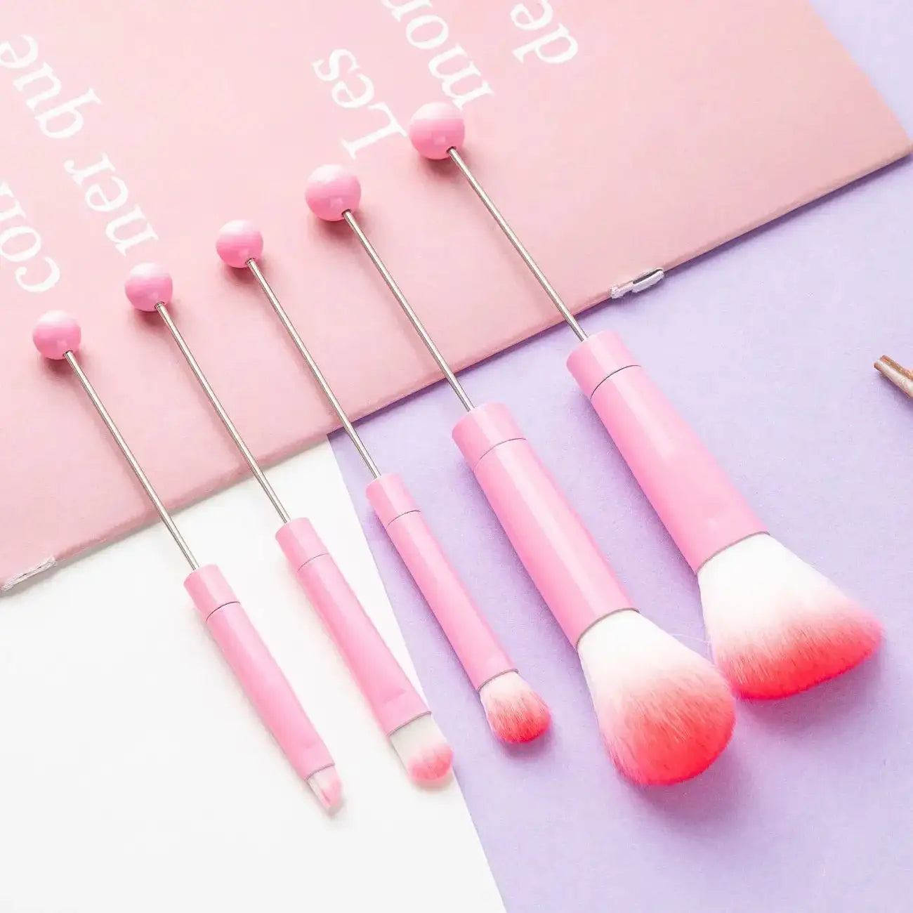 FS101795-Beadable Makeup Brushes -Zoe DIY Wholesale
