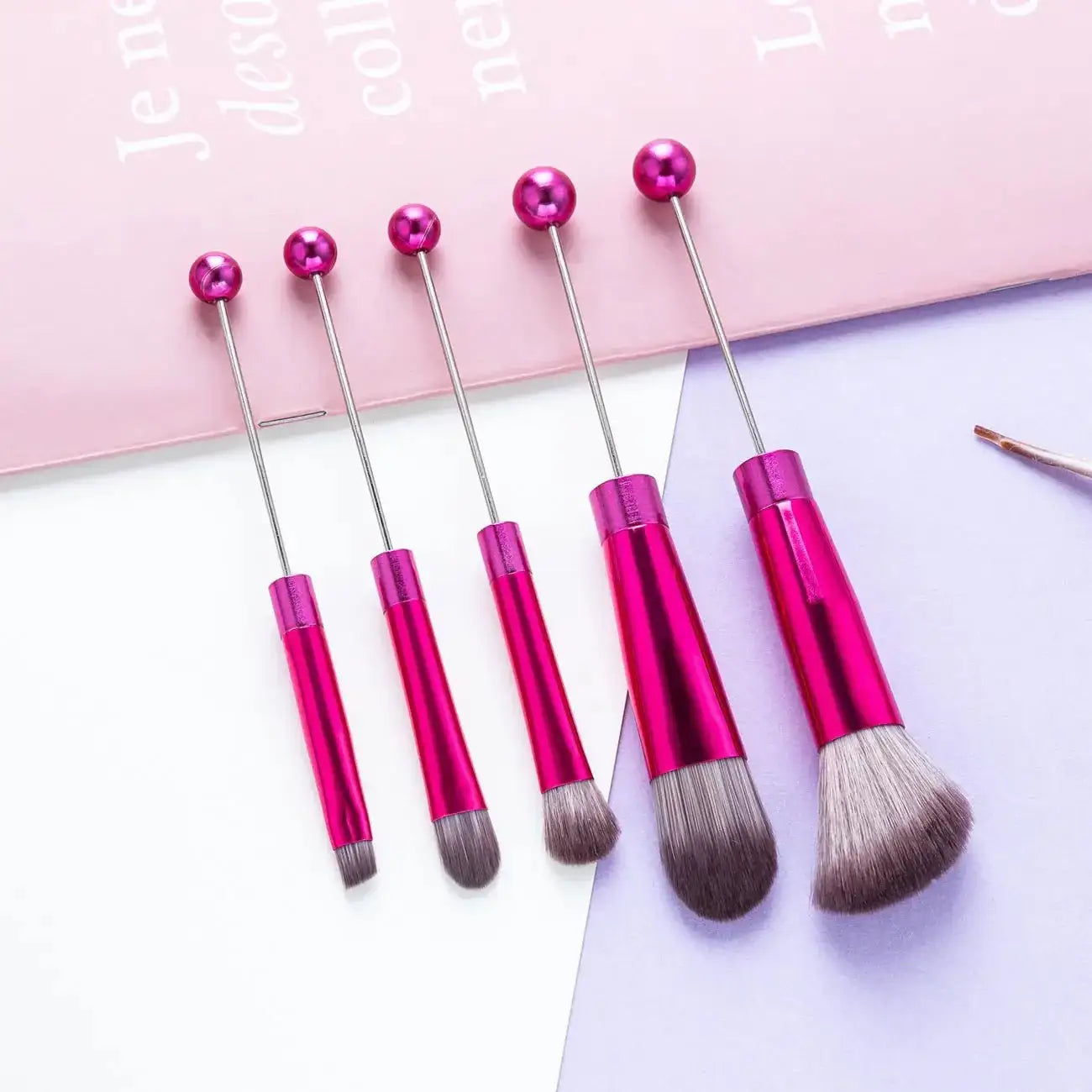 FS101795-Beadable Makeup Brushes -Zoe DIY Wholesale