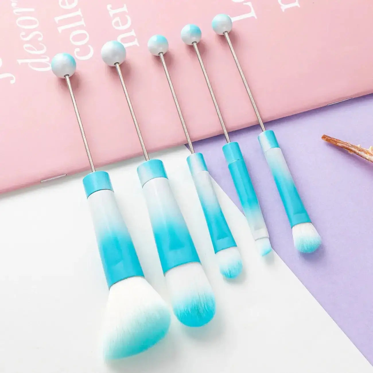 FS101795-Beadable Makeup Brushes -Zoe DIY Wholesale