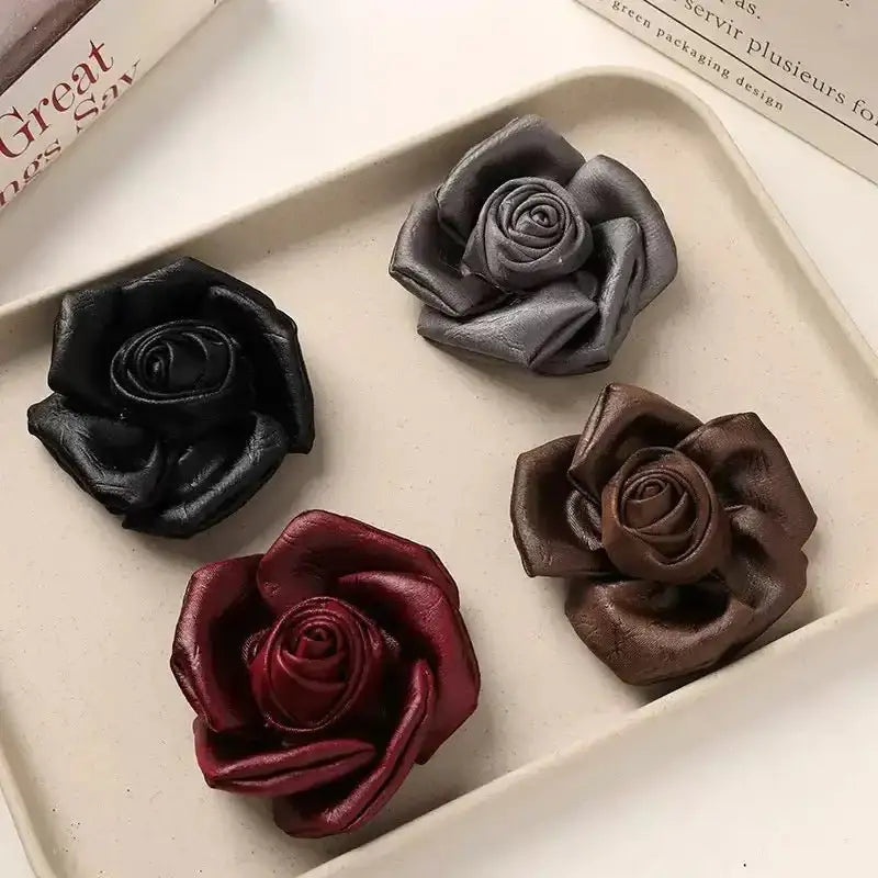 FS10180-7.5cm Fabric Rose -Zoe DIY Wholesale