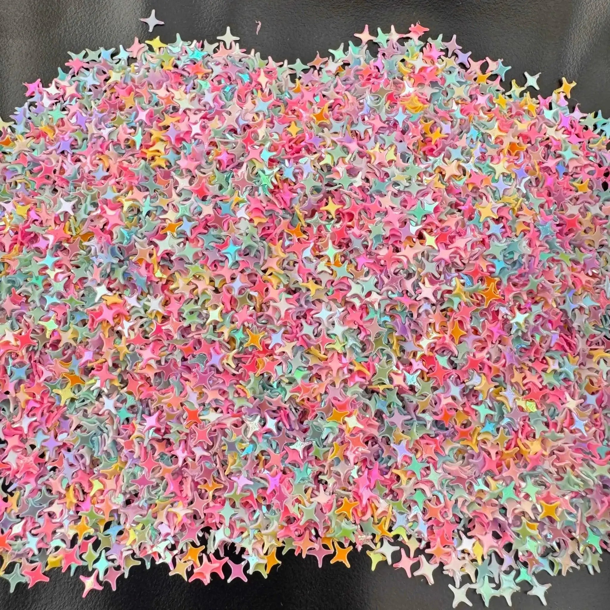 FS101828-Random Mixed Star Flash Chips -Zoe DIY Wholesale