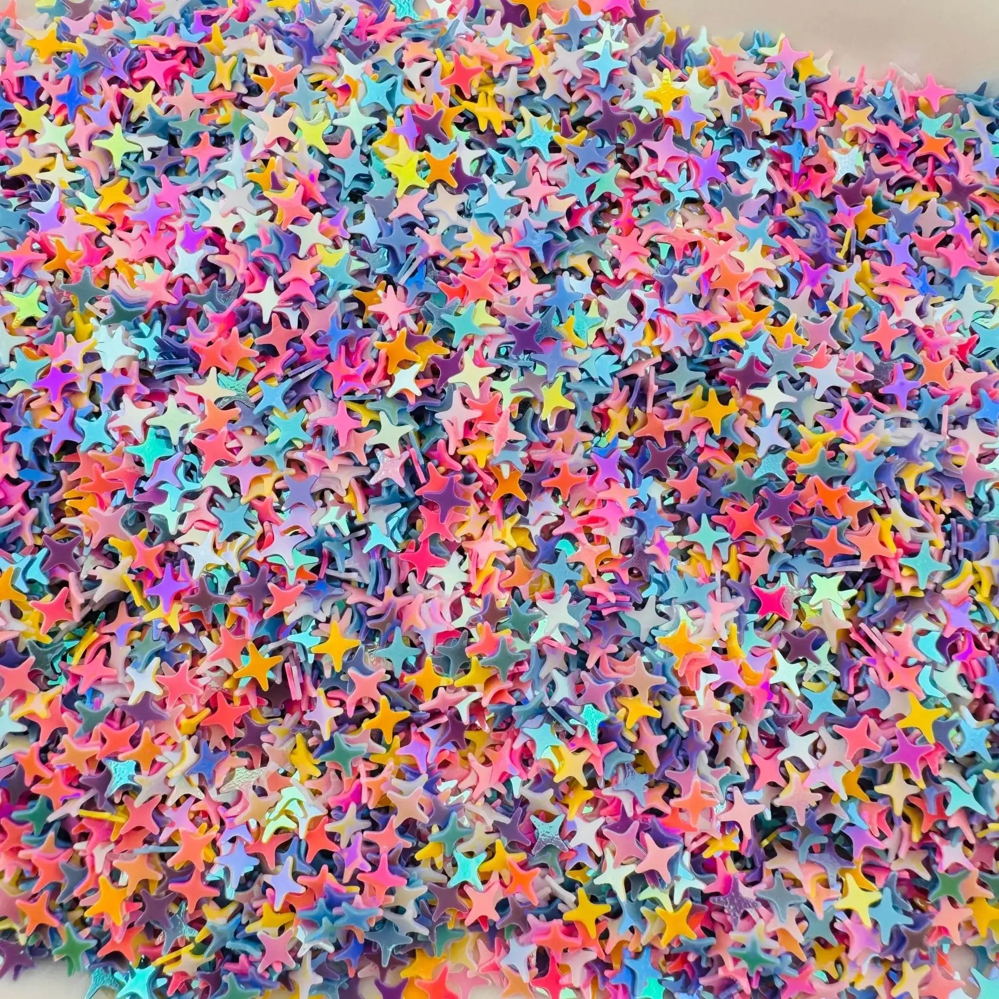 FS101835-Random Mixed Star Flash Chips -Zoe DIY Wholesale
