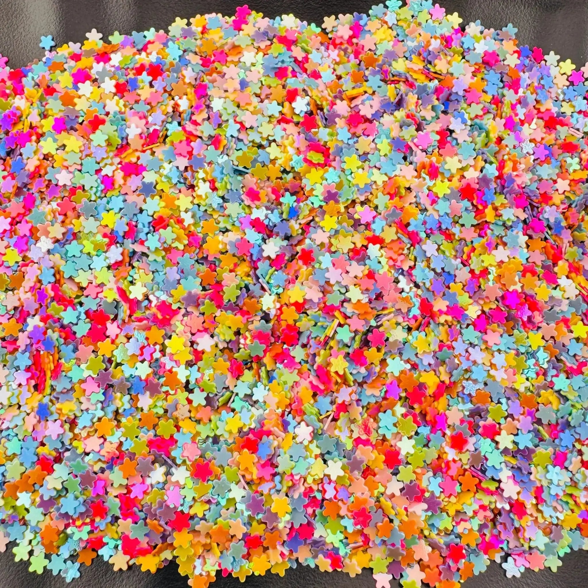 FS101845-Random Mixed Star Flash Chips -Zoe DIY Wholesale