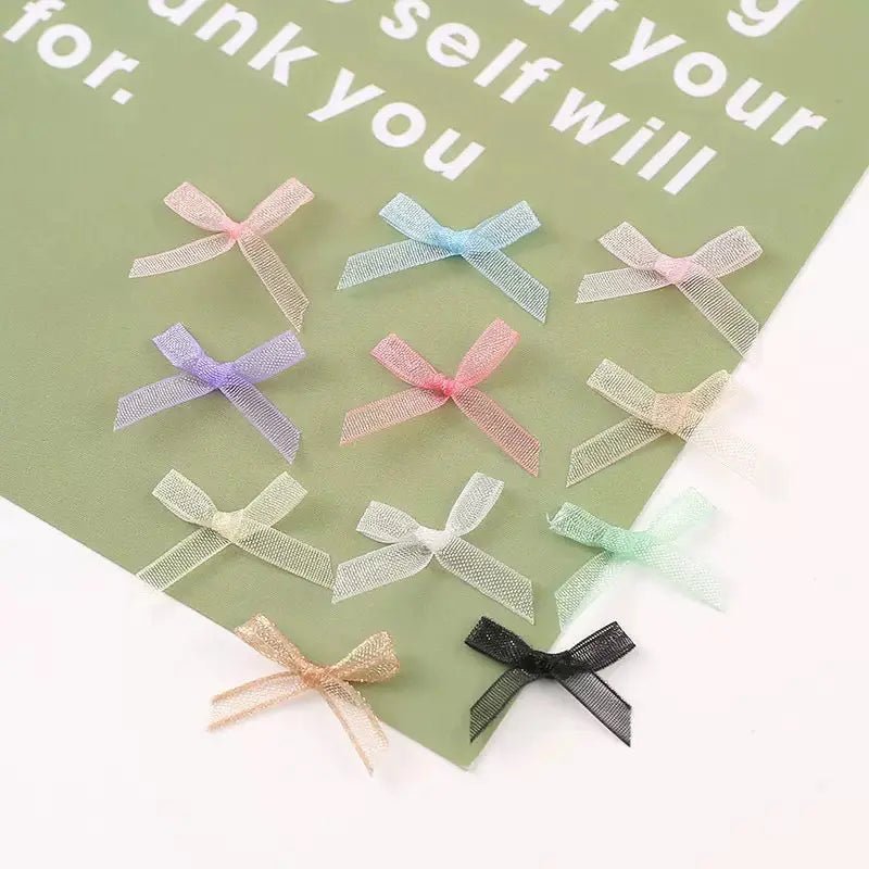 FS10201-About 17mm Fabric Bow Patch -Zoe DIY Wholesale