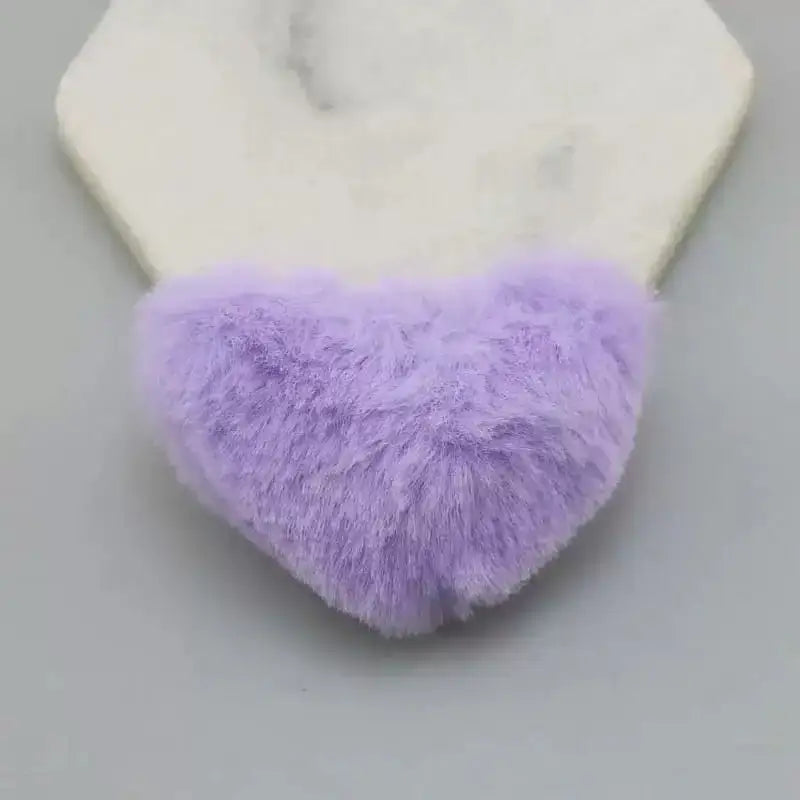 FS102175-About 9×9cm Heart Plush -Zoe DIY Wholesale