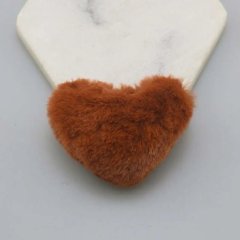 FS102175-About 9×9cm Heart Plush -Zoe DIY Wholesale