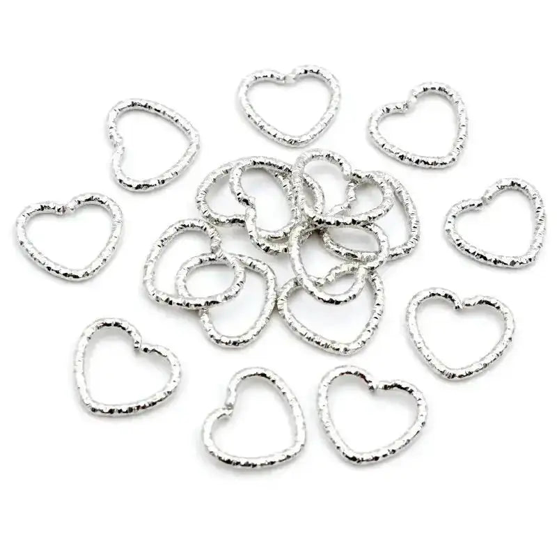 FS10233-14mm Heart Jump Ring -Zoe DIY Wholesale