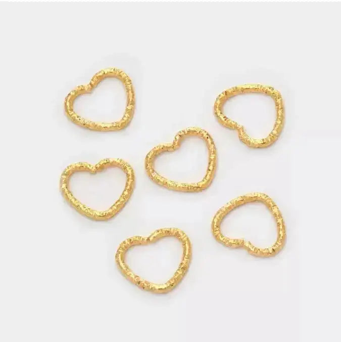FS10233-14mm Heart Jump Ring -Zoe DIY Wholesale