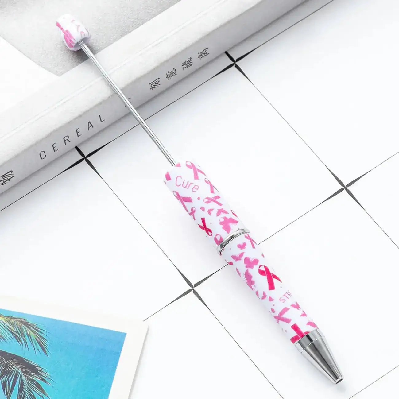 FS102346-Printed Beadable Pens -Zoe DIY Wholesale