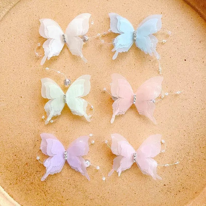 FS10236-Three Layers Butterfly With Diamond For Making Fancy Beads Or Other DIY Projects -Zoe DIY Wholesale