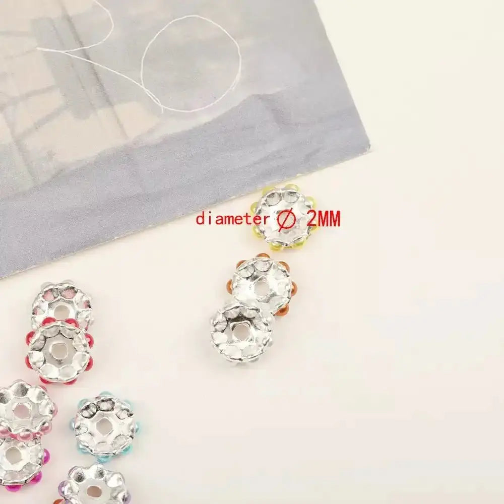 FS10247-13mm Random Mixed Pearl Wave Spacer Beads -Zoe DIY Wholesale