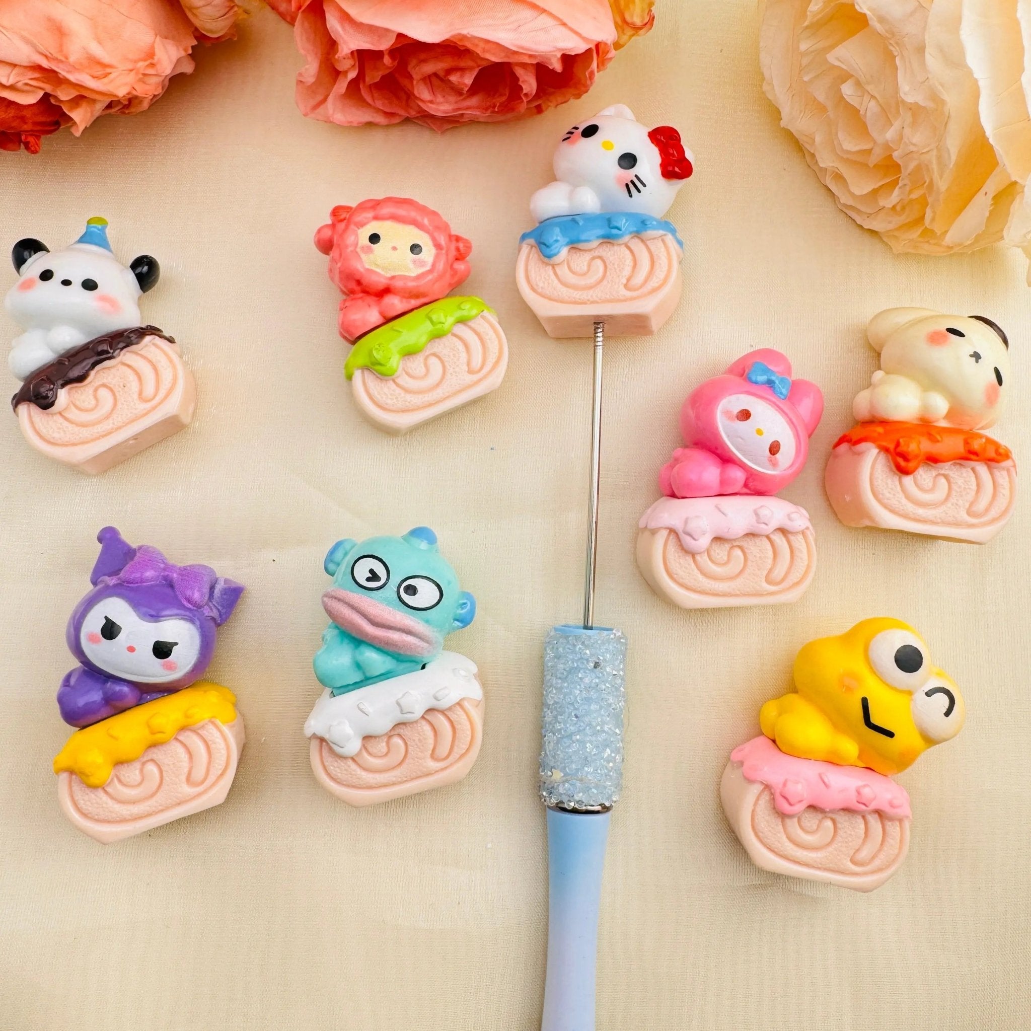FS10285-Random Mixed Sanrio Family Pen Topper -Zoe DIY Wholesale