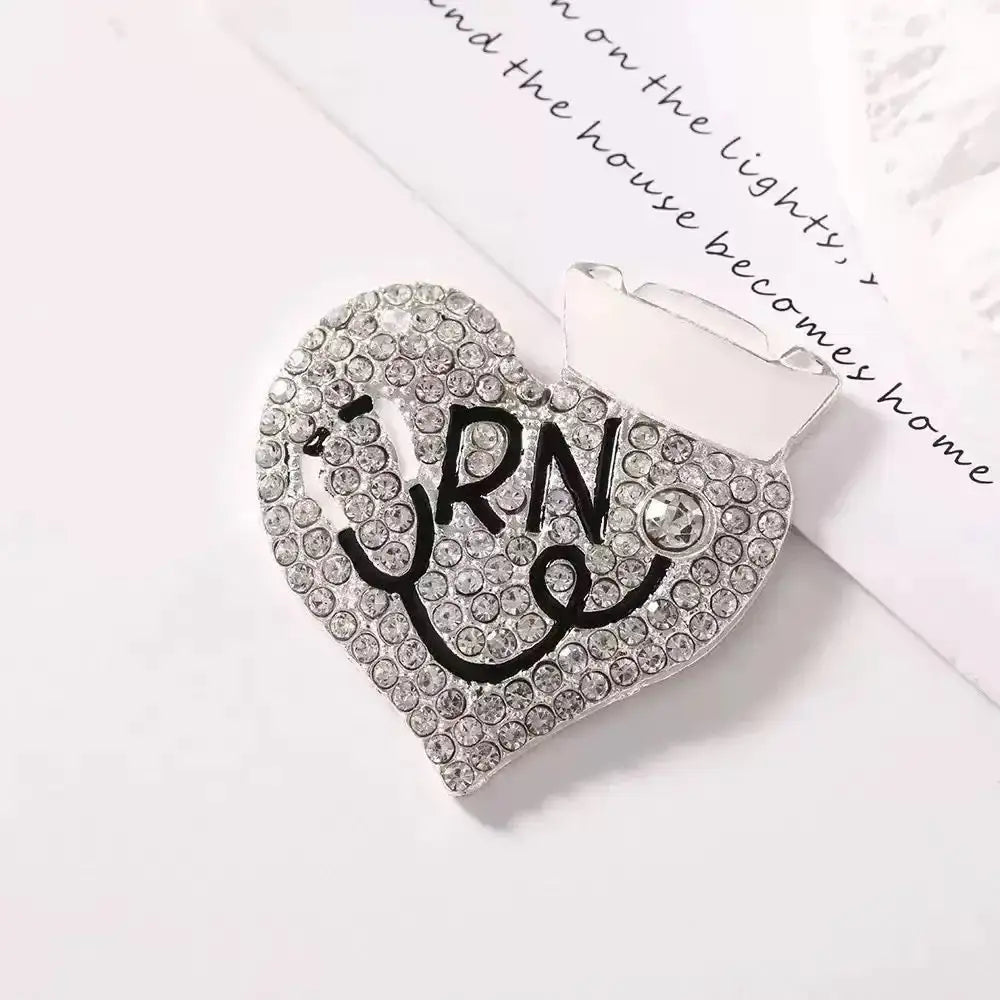 FS10370-3.5×3.5cm Diamond Heart Crown Alloy Patch For Making Fancy Beads -Zoe DIY Wholesale