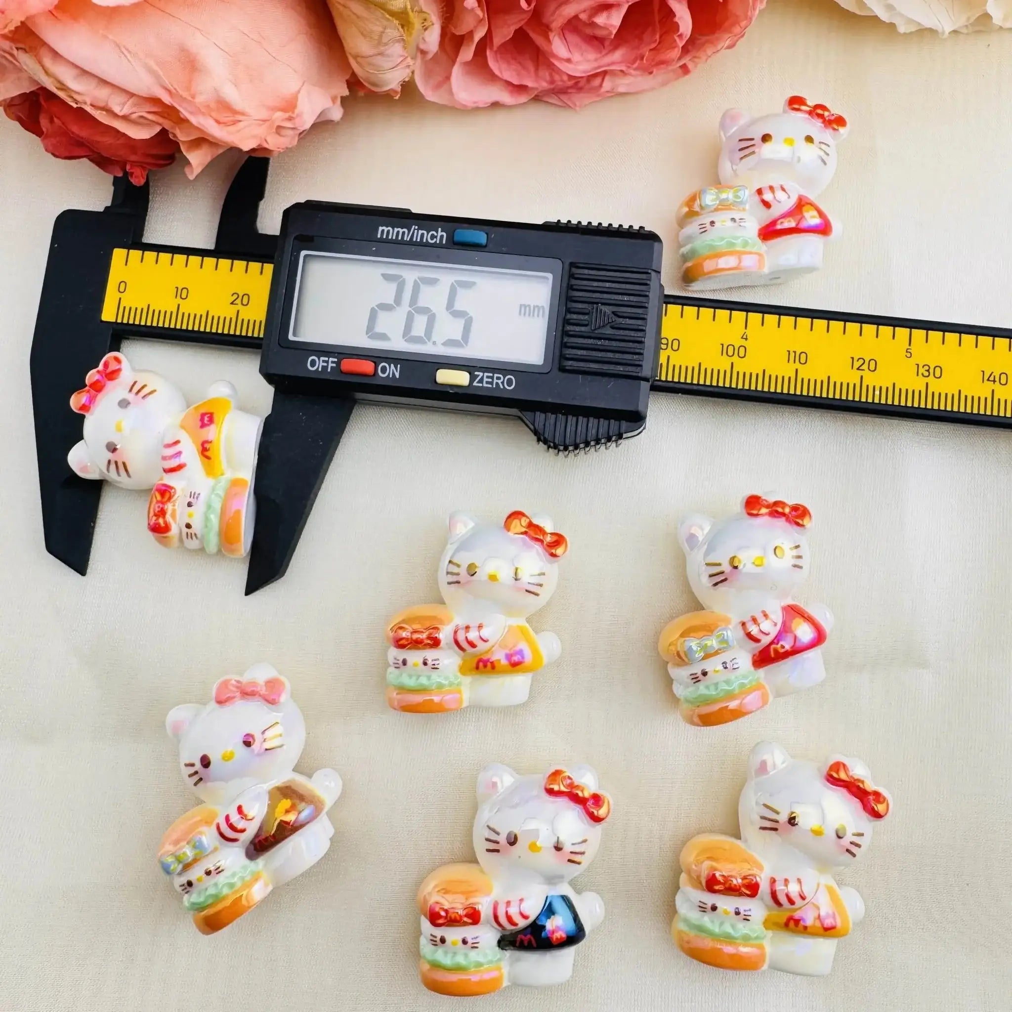 FS10393-About 26×28mm HK Hamburger Resin Beads -Zoe DIY Wholesale