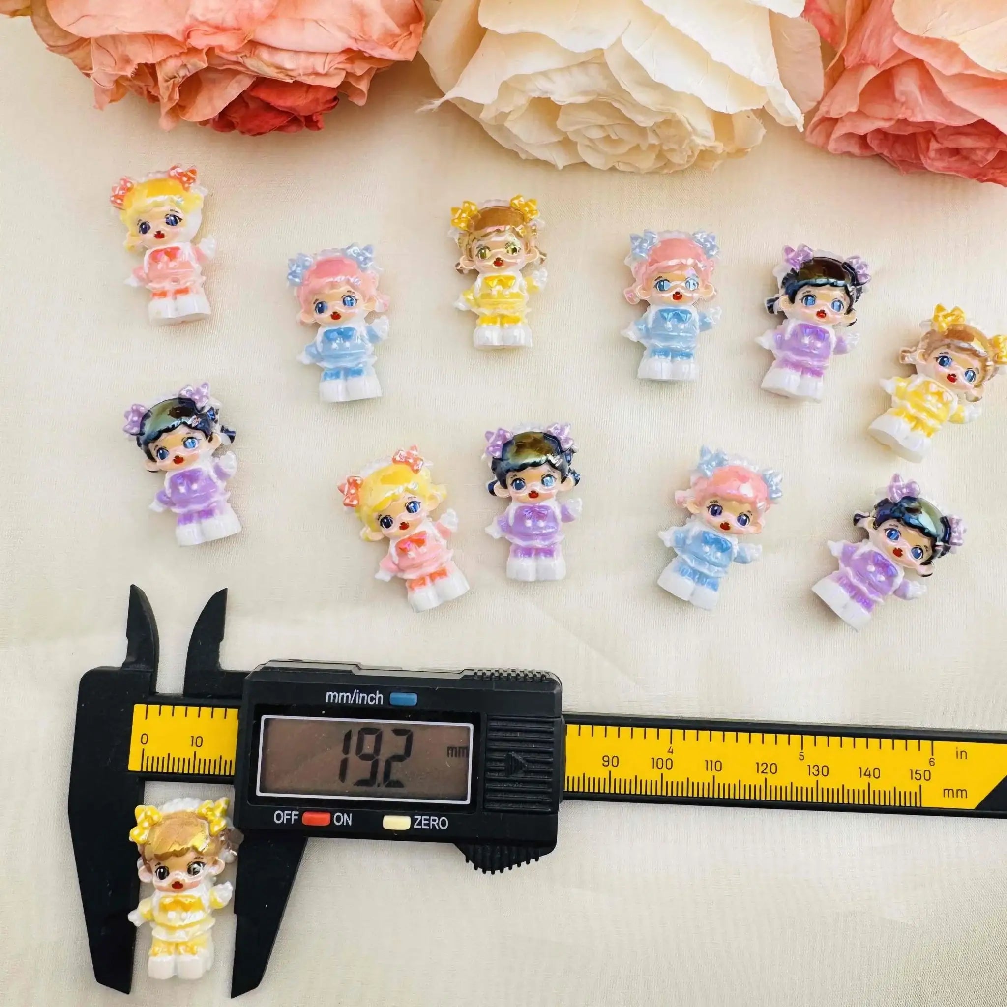 FS10405-About 20×30mm UV Coating Zora Resin Beads Fit For Beadable Pens Keychain Making -Zoe DIY Wholesale