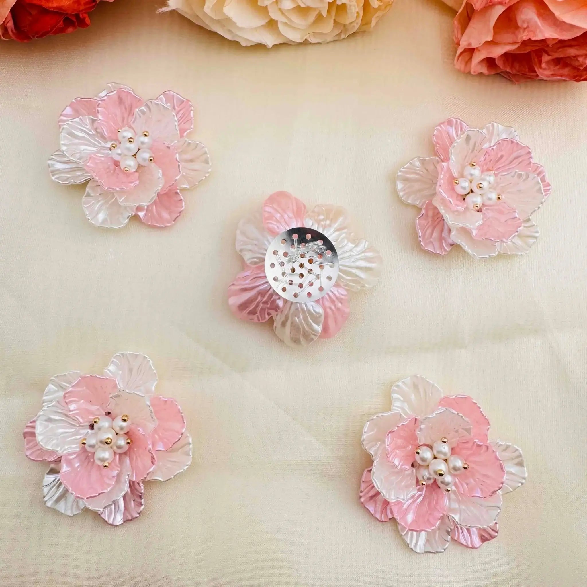 FS10409-Two Layer Flower For Making Fancy Beads -Zoe DIY Wholesale