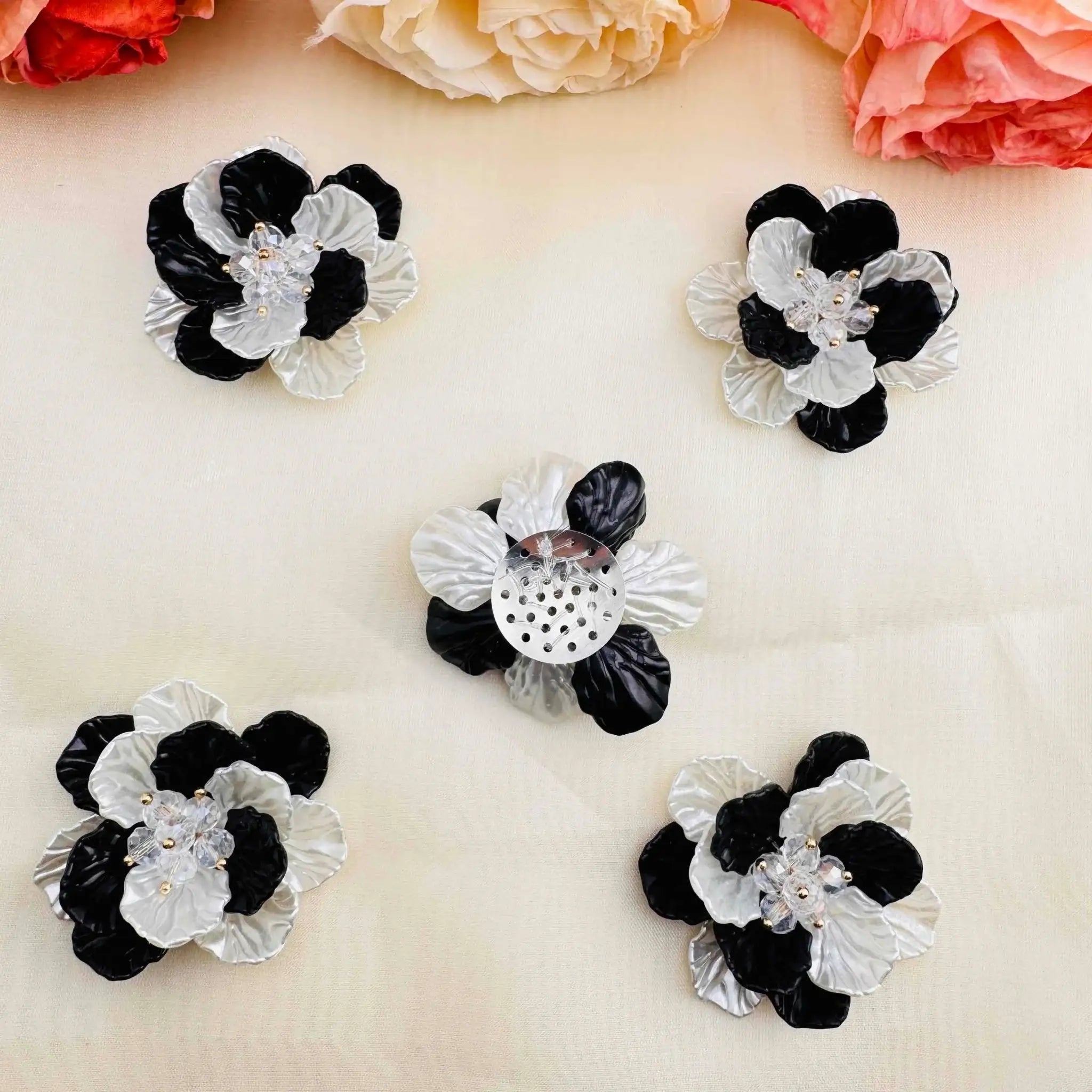 FS10409-Two Layer Flower For Making Fancy Beads -Zoe DIY Wholesale