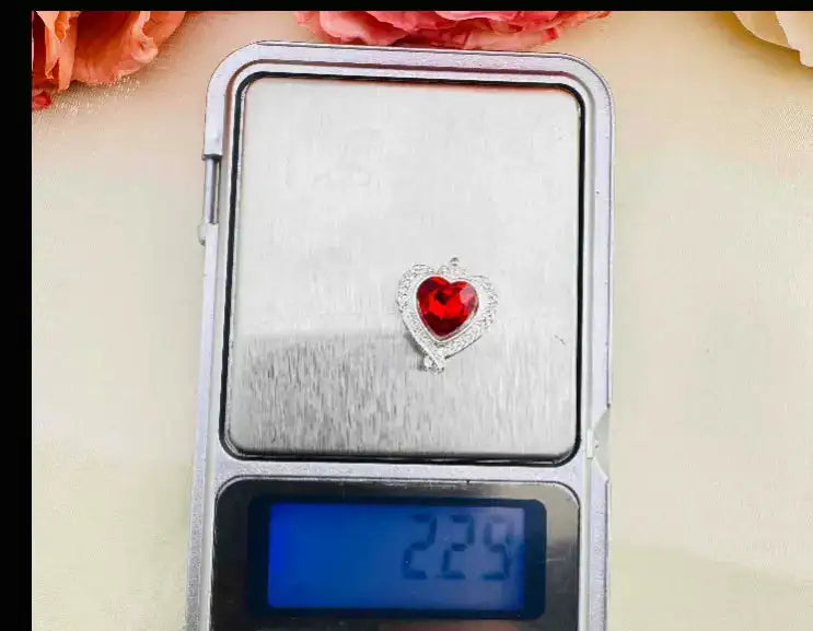 FS10449-About12×14mm Random Mixed Heart beads Alloy Metal Eight Hole Beads -Zoe DIY Wholesale