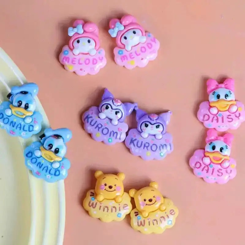 FS10451-About 22*24mm Cute Cartoon Resin Patch -Zoe DIY Wholesale