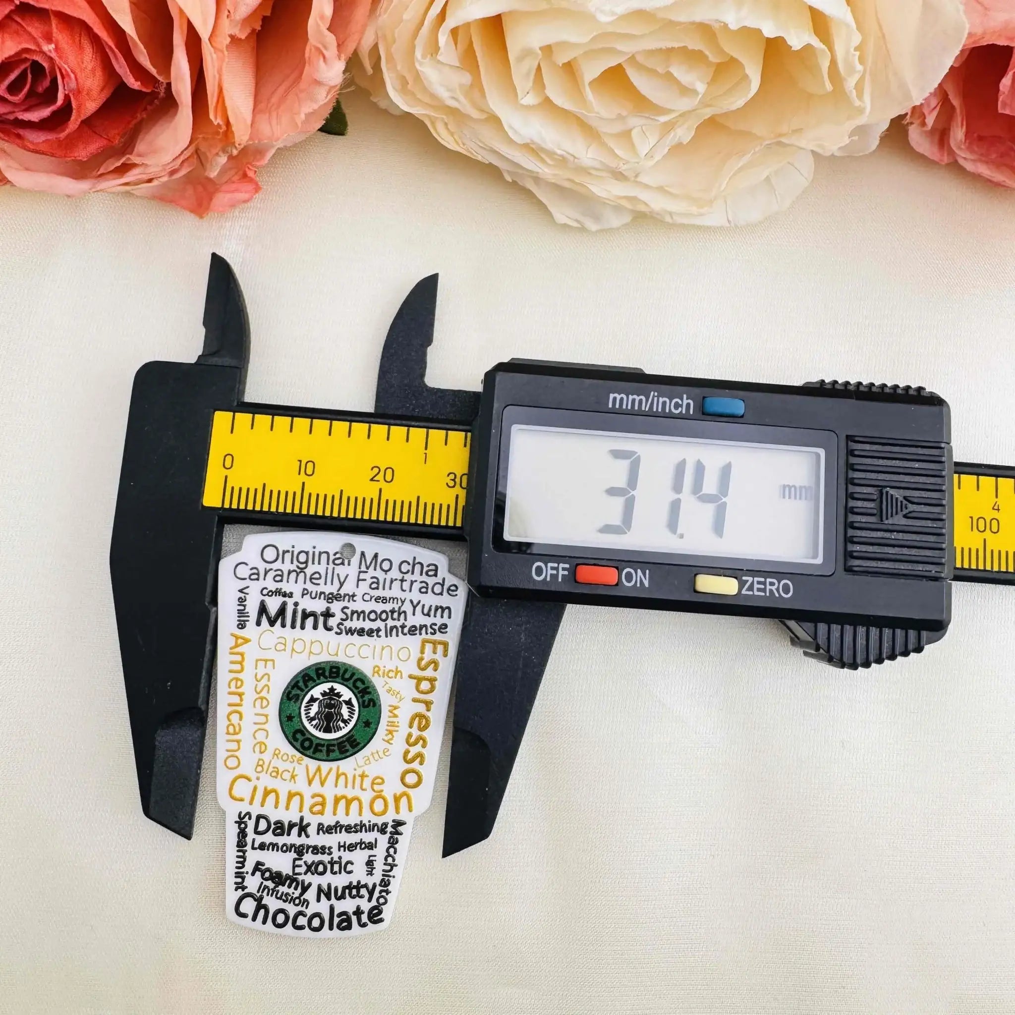FS10515-Random Mixed Printed Starbucks Charms -Zoe DIY Wholesale