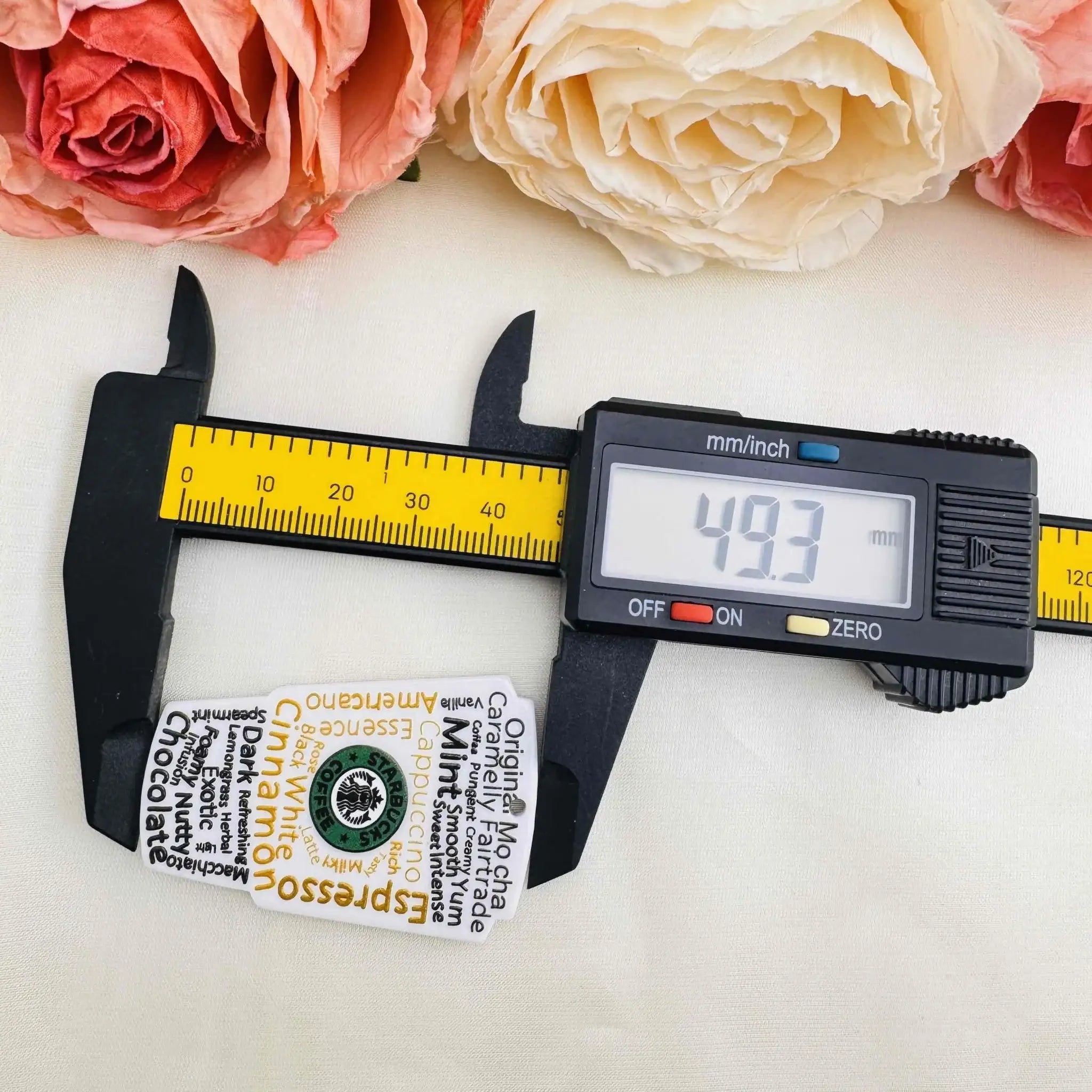 FS10515-Random Mixed Printed Starbucks Charms -Zoe DIY Wholesale