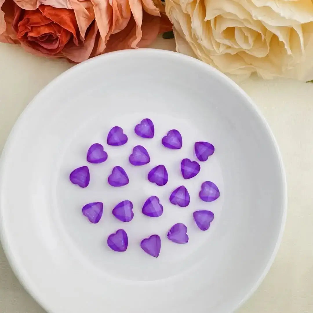 FS10526-8mm Heart Petal Charms -Zoe DIY Wholesale
