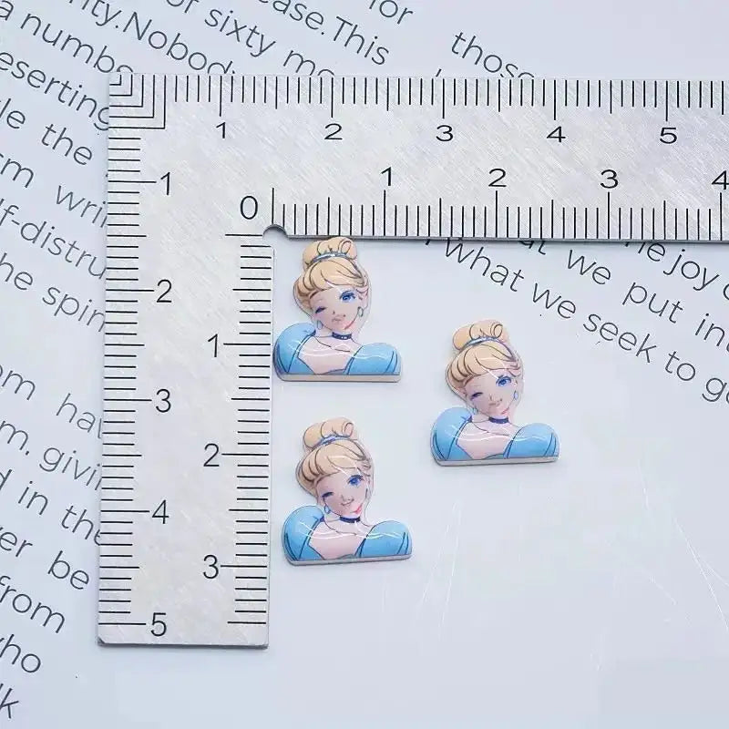 FS10539-Mixed Luminous Princess Nail Charms -Zoe DIY Wholesale